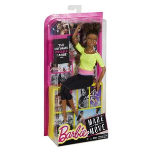 Mattel DHL83 - Barbie - Made to Move - Puppe mit gelbem Top