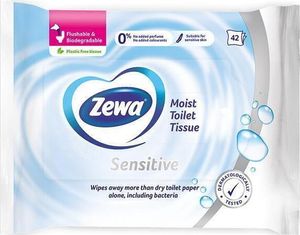 Zewa, sensitive, Pure Moist Toilettenpapier, Tücher, 1 pack
