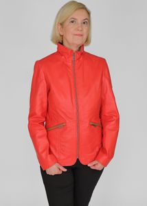JCC Lederjacke 3102224 Damen lava red 44