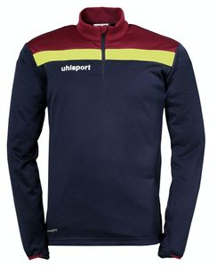 uhlsport Offense 23 1/4-Zip Sweatshirt marine/bordeaux/fluo gelb M