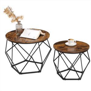 Kaffeetisch Couchtisch Wohnzimmertisch Beistelltisch 40x40x45cm Holz Tisch MDF