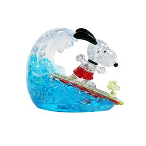 HCM Kinzel Crystal Puzzle Snoopy Surfing