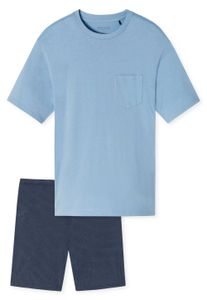 Schiesser schlafanzug kurz pyjama Essentials Nightwear air 58