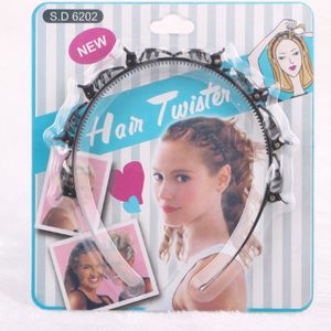 2 Stück Styling-Haarnadeln, Haarbänder, Doppelknall-Clips, Friseurwerkzeuge, faul geflochtenes Haar, Mädchenhaarzubehör