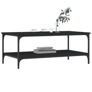 vidaXL Stolik kawowy czarny 100x55x40 cm materiał drewnopochodny