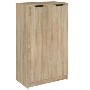 vidaXL Schuhschrank Sonoma-Eiche 59x35x100 cm Holzwerkstoff