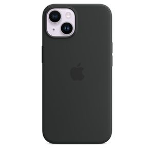 iPhone 14 Silikon Case mit MagSafe - Mitternacht (MPRU3ZM/A) Handyhülle