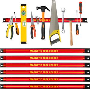 SEVICO Magnetleiste Magnet 46cm Werkzeughalter Werkzeug Halterung Werkzeugleiste Magnetischer Werkzeughalter 13kg Tragkraft F266