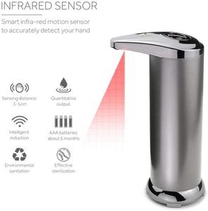 Seifenspender, neuester automatischer Seifenspender mit Sensor, berührungsloser automatischer Seifenspender aus Edelstahl