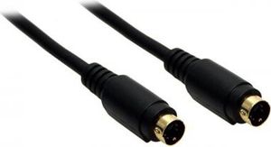 Wentronic AVK 157-200 2.0m, 2 m, S-Video (4-pin), S-Video (4-pin), Schwarz