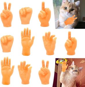 Mini Hands for Cats Tiny Finger Hands LittleCat Hands for Fingers, Finger Puppet for Cat Paws Finger Gloves(12PCS)