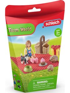 Schleich Spielwaren Schleich Farm World 42426 Geburtstagspicknick Spielfigurensets Sammelfiguren Zubehör & Spielsets schleichspielsets
