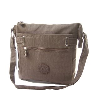 Tasche Umhängetasche Handtasche Bag Street Nylon braun Ta5145