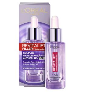 L'Oréal Paris Hyaluron Serum, Revitalift Filler, Mit 1,5% Hyaluronsäure 30ml