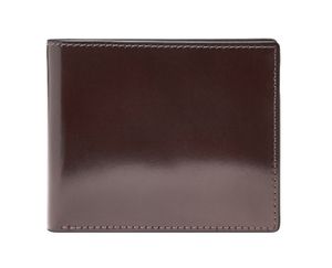 FOSSIL Benedict Coin Pocket Bifold Claret Red