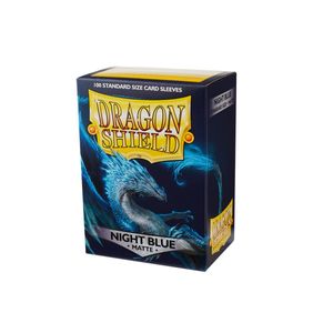 100 Dragon Shield Matte Card Sleeves / Hüllen, Farbe:night blue
