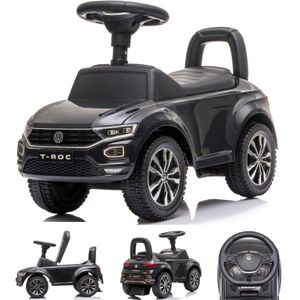 Rutscher Rutschauto Volkswagen T-Roc Rutschfahrzeug Spielzeug ab 1 Jahr schwarz