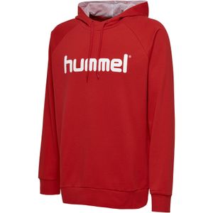 hummel GO Baumwoll Logo Hoodie Kinder true red 128