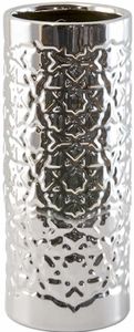 Villeroy und Boch Ceramic Vase "Zaira" Small 40165 Silver