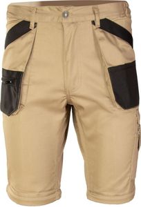 Brixton Practical Kurze Arbeitshose Arbeitsshorts Gartenhose Montagehose Shorts Größe: 44, Farbe.: Beige