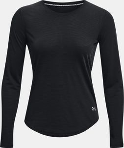 UNDER ARMOUR Streaker langarm Laufshirt Damen 001 - black/black/reflective S