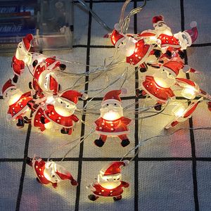 Weihnachtsschneemann 2M LED Weihnachtsfee Lichterketten Weihnachtsfeier Weihnachtsmann Baum Hängendes Nachbildung Lichterkette