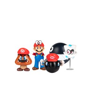 Nintendo Super Mario Mario Odyssey 5er Pack, 6 cm