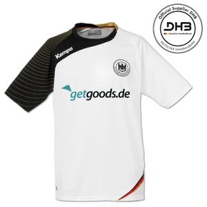 Kempa Dhb Heimtrikot - Größe: XXL, weiß/schwarz/gold, 2003030011630