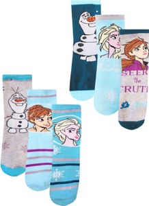 Frozen - Ponožky pre dievčatá (6-pack) NS6047 (31,5 EU-32,5 EU) (farebné) Frozen - Ponožky pre dievčatá (6-pack) NS6047 (31,5 EU-32,5 EU) (farebné)
