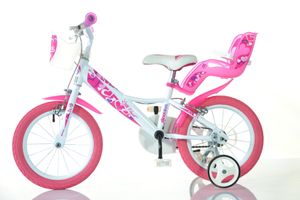 16 Zoll Kinderfahrrad Mädchenfahrrad Dino Bikes 164RN