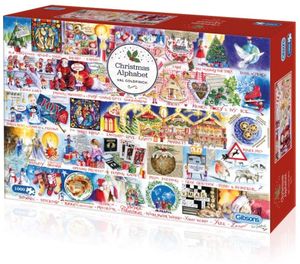 Gibsons Puzzle Christmas Alphabet - 1000 Teile