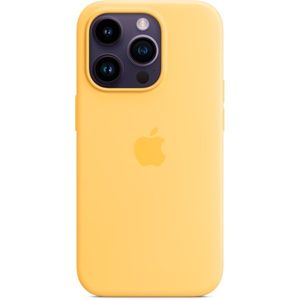 Apple Silikon Case iPhone 14 Pro      ye  mit MagSafe - sonnenlicht - Apple MPTM3ZM/A - (Smartphone Zubehör / Aufbewahrung / Schutz)