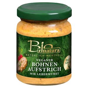 Veganer Brotaufstrich wie Leberwurst von Bio rinatura, 110g