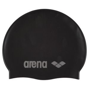arena Badekappe Classic Silicone Junior czarno-srebrny