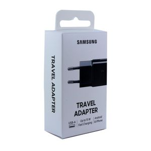 Samsung EP-TA20EBE USB Adapter - OHNE kabel - Schwarz - Reiseadapter - Ladegerät Netzteil Schnellader