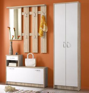 Garderobe Komplettgarderobe Flurgarderobe Garderobenset Flurmöbel "Selene II"