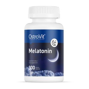 OstroVit Schlaftabletten mit Melatonin 300 Tabletten Einschlafhilfe Erholung Regeneration für erholsame Nächte