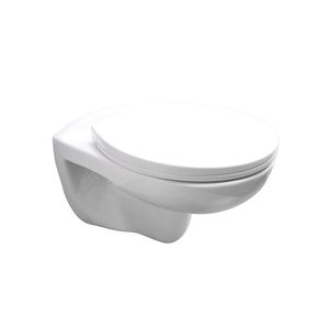 Spülrandlos WC Hänge Wand-WC Tiefspüler Toilette Softclose Deckel WC Sitz
