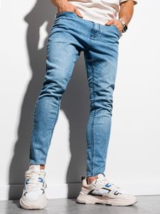 Ombre Herren Hose Jeans Jeanshose mit gerader Passform, Taschen 98% Baumwolle, 2% Elasthan, Blau, Schwarz, Grau, S-XXL, Helljeans S