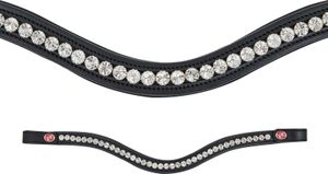 Kieffer Stirnband FlexiLoop - Large Crystal Clear, Warmblut