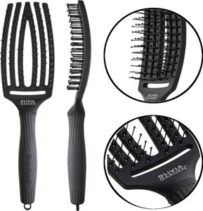 Olivia Garden Fingerbrush Care Ionic Double Bristles Szczotka do włosów kręconych, grubych i gęstych