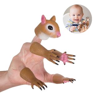 Eichhörnchen Fingerpuppe Neuheit Spielzeug Fingerpuppe Requisiten Tier Fingerpuppe Geschenk,Squirrel