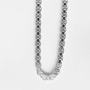 Etruskerkette Königskette Flach 5mm 925 Sterling Silber Massiv Halskette Herren 50 cm