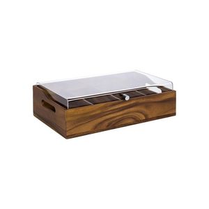 APS Besteckschublade mit Deckel 510x280mm hellbraun