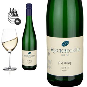 6er Karton 2019 Riesling süß Moselkerner Rosenberg Weckbecker - Weißwein