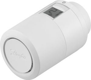Danfoss Ally Smart Radiator Thermostat with Zigbee Wireless Standard 014G2460, Adapter Type: RAV, RA, RAVL, M30 Danfoss Ally Smart Radiator Thermostat with Zigbee Wireless Standard 014G2460, Adapter Type: RAV, RA, RAVL, M30
