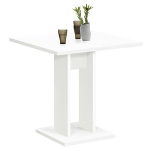 Jedálenský stôl FMD 70 cm biely