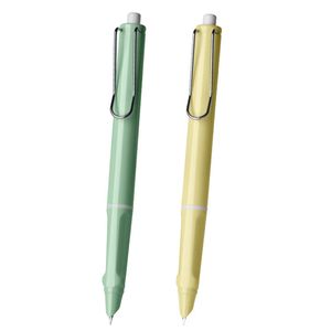 2-teiliger Press-Füllfederhalter, einziehbarer Metall-Tintenstift mit extra feiner Spitze und Konverter für Schüler, Lehrer, Officail