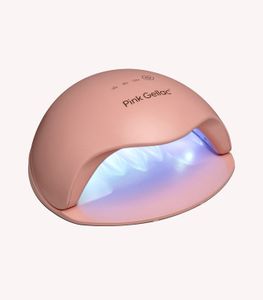 Pink Gellac Shellac PRO LED-Lampe Trocknungslampe Hausmaniküre Pfirsich