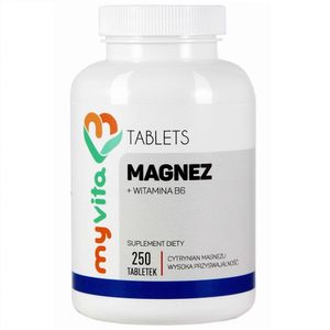 Magnesium Magnesiumcitrat 450mg + Vitamin B6 250 Tabletten MYVITA
